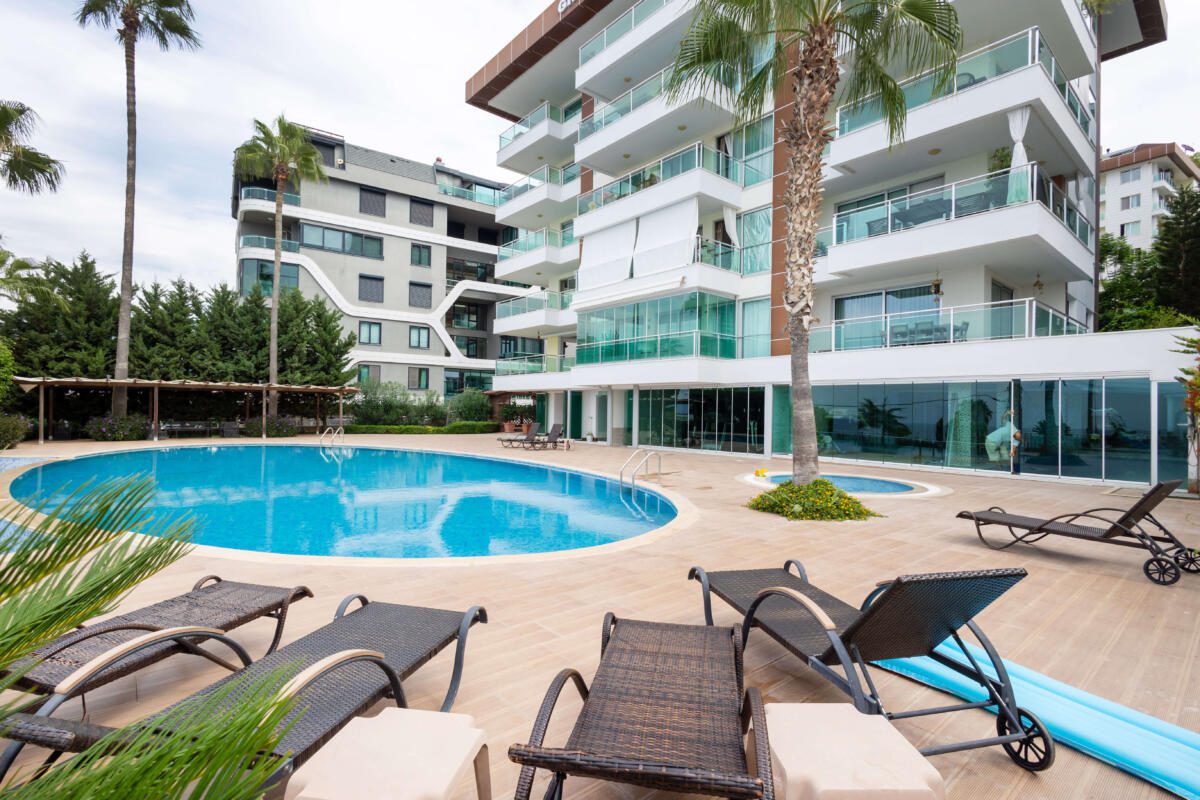 Green Wood Hill Sea View Apartment in Alanya