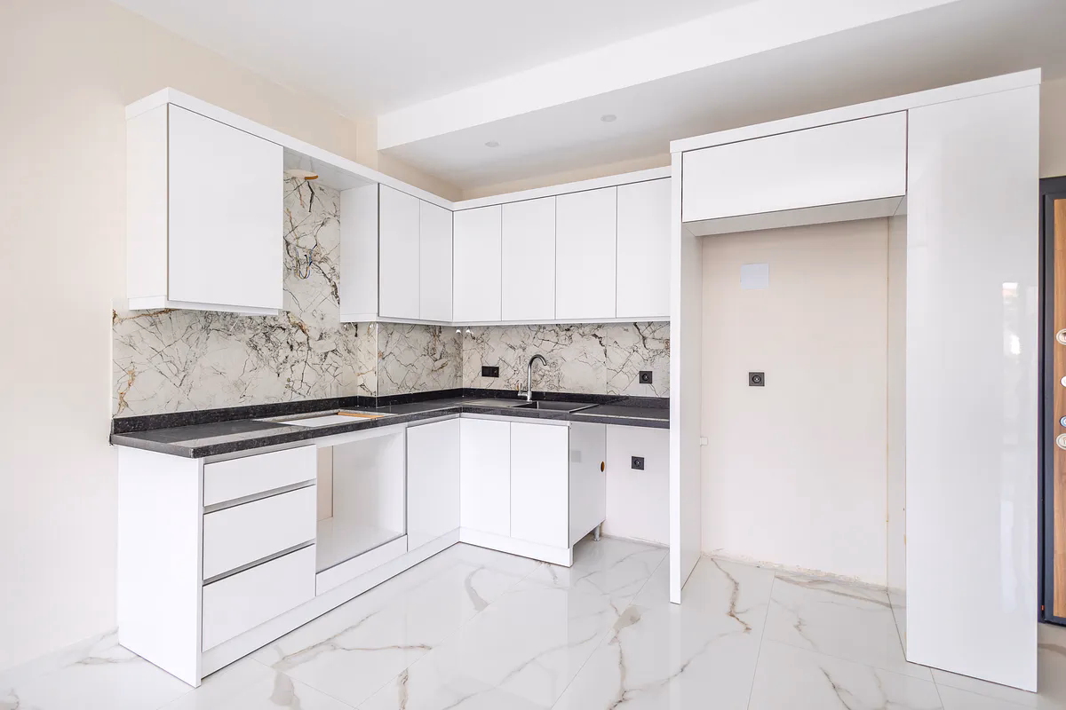 Buy Apartment Kargicak Alanya Sea Nature Residence (1) Open kitchen area in Kargicak home