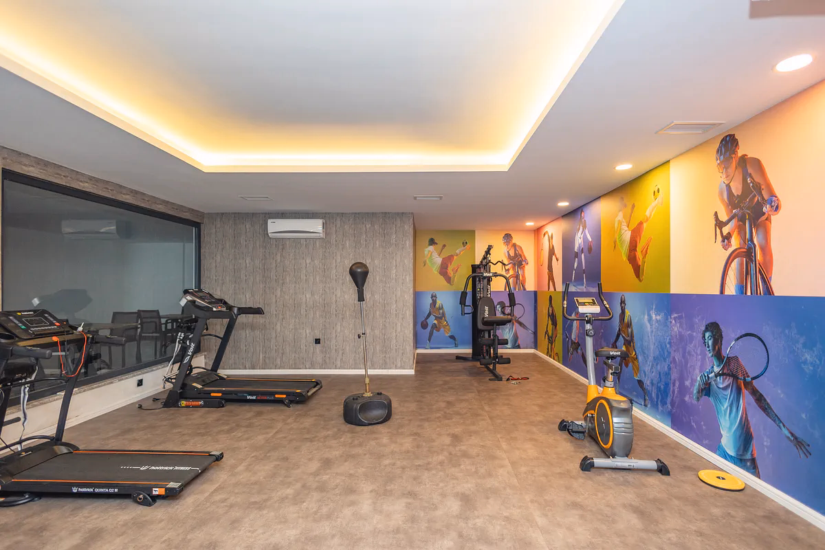 Buy Apartment Kargicak Alanya Sea Nature Residence (15) Private jym overlooking Kargicak surroundings