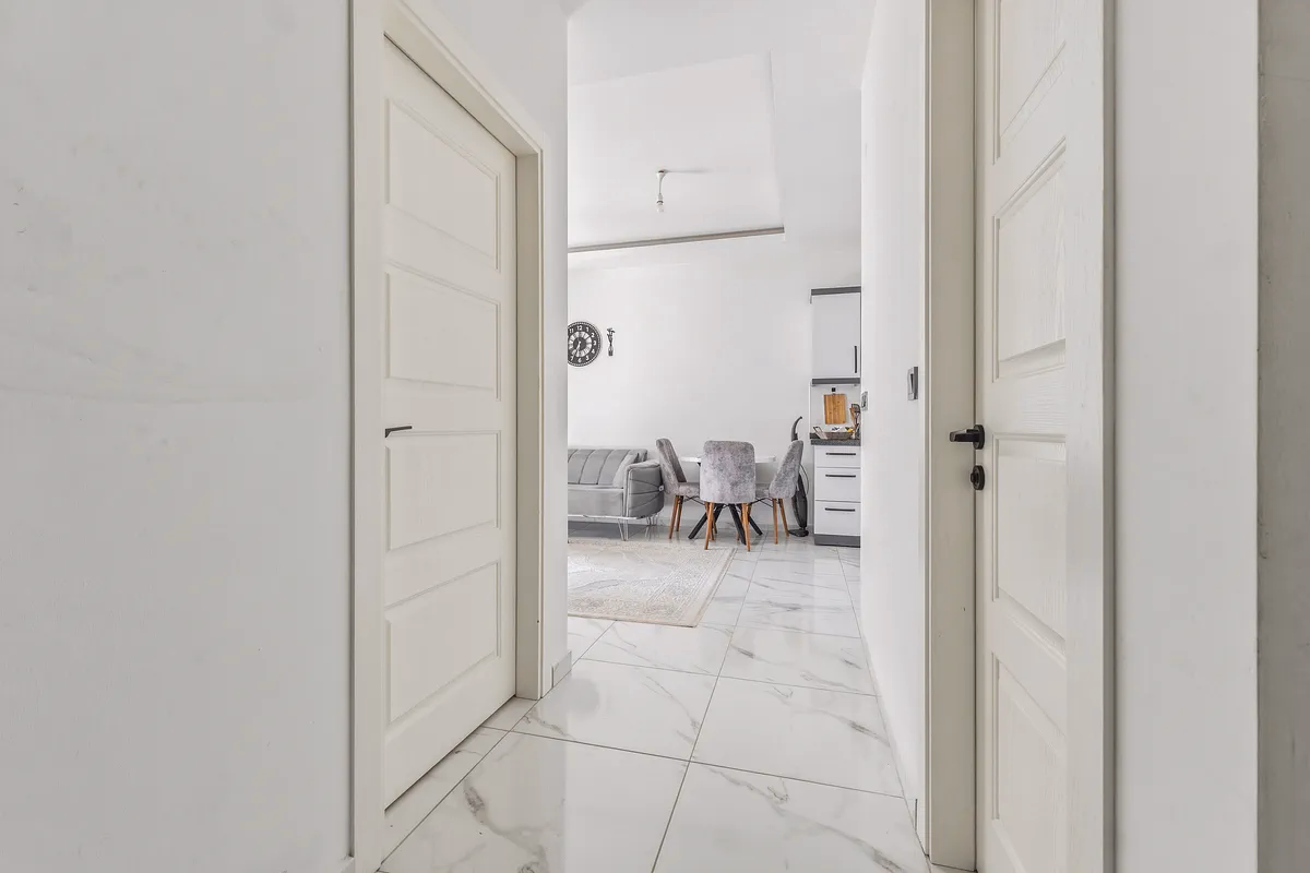 Buy Apartment Mahmutlar Alanya — Furnished 1+1 in Best Life 8 (1) Furnished open-plan living room in Best Life 8 Mahmutlar