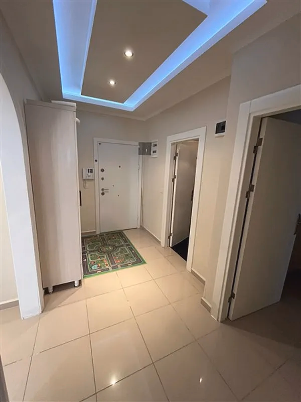 Buy Apartment in Alanya Turkey Furnished 2+1 Apartment in Oba Lake Residence (13) Modern furnished living room in Oba Lake Residence Alanya