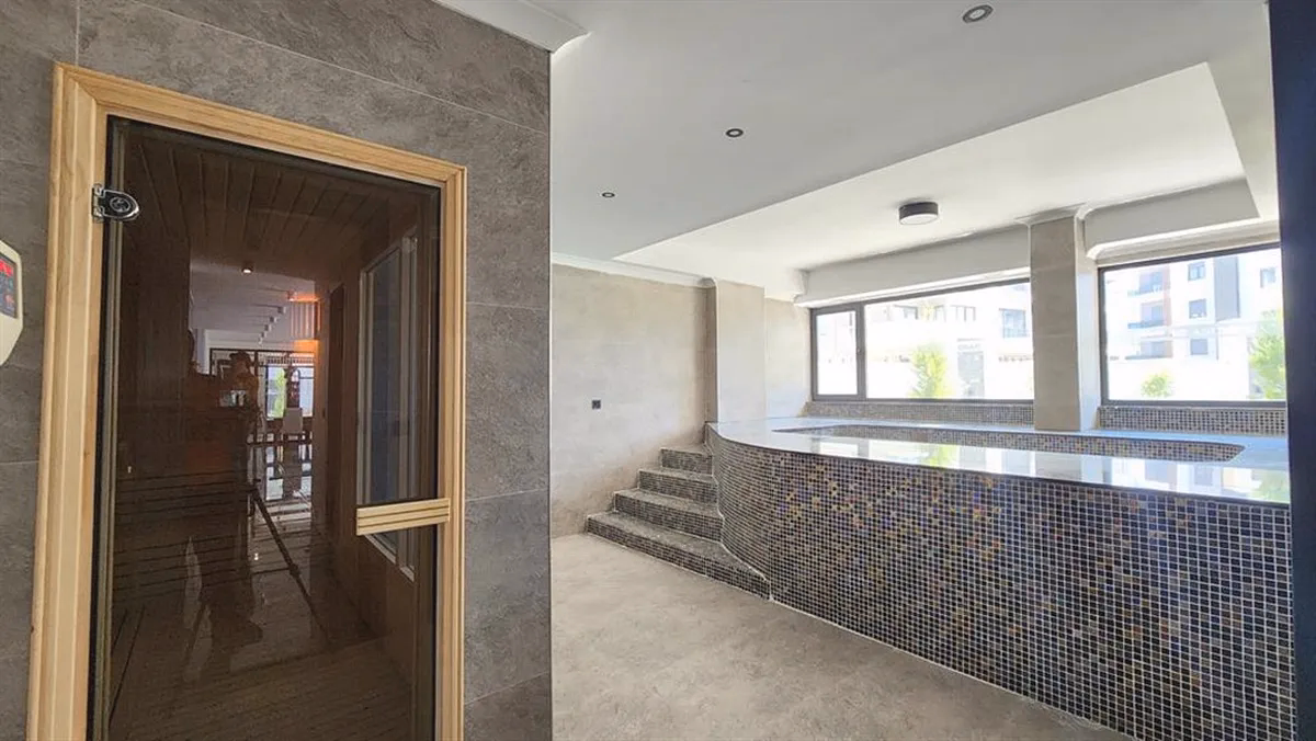 Buy Duplex Apartment Alanya Turkey – Begonia Garden Oba (7) Balcony view from duplex apartment in Alanya