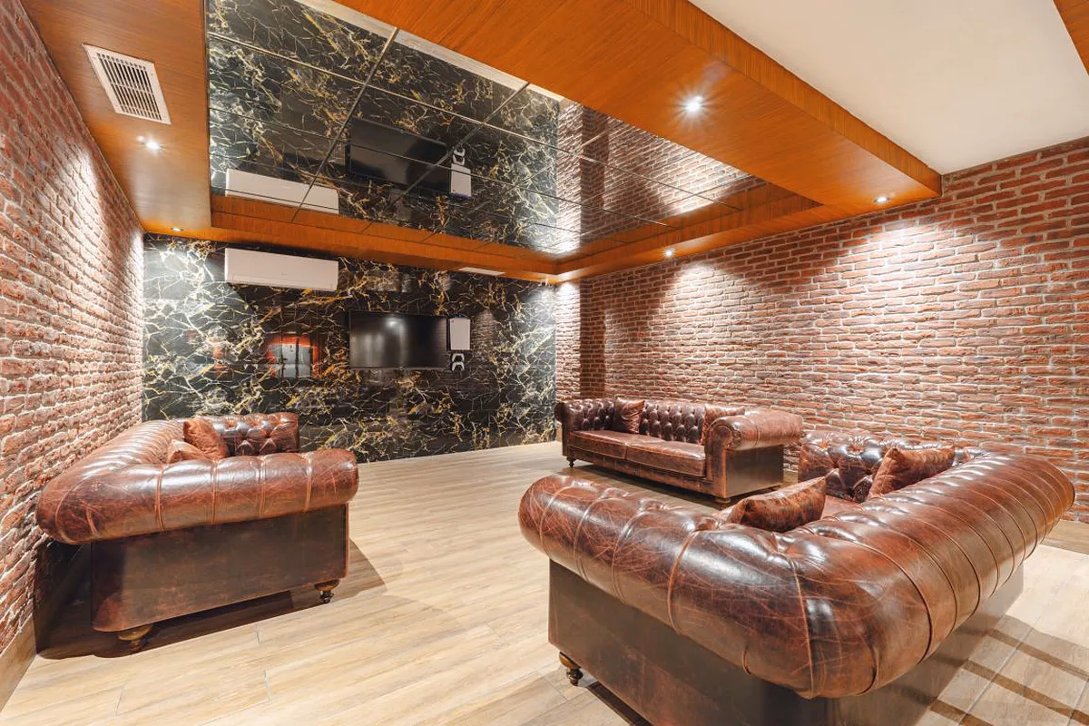 Furnished 1+1 Apartment in Best Home Eden Valley, Oba Alanya (8) Bright furnished living room with open kitchen in Eden Valley
