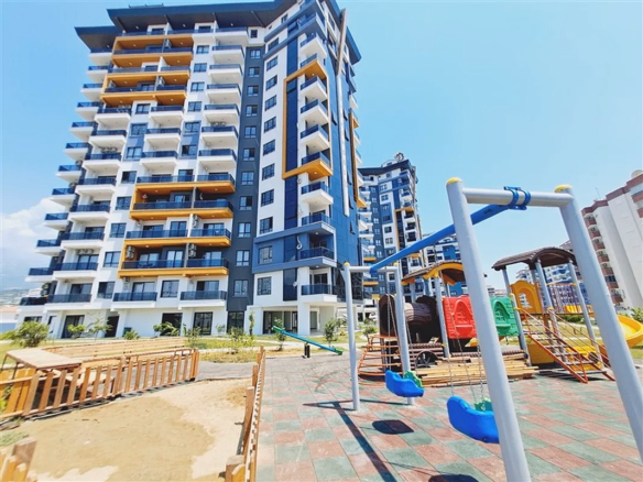 Children's playground area in family-friendly residence