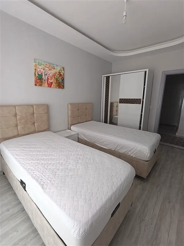 Furnished 2+1 Apartment in Mahmutlar (11) Spacious master bedroom in 2+1 apartment for sale in Alanya Turkey