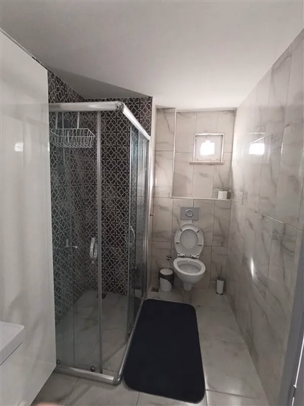 Furnished 2+1 Apartment in Mahmutlar (15) Modern bathroom in furnished apartment for sale in Mahmutlar Alanya