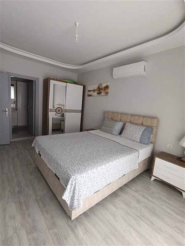 Furnished 2+1 Apartment in Mahmutlar (16) Guest bedroom in Family 2 Residence Mahmutlar apartment