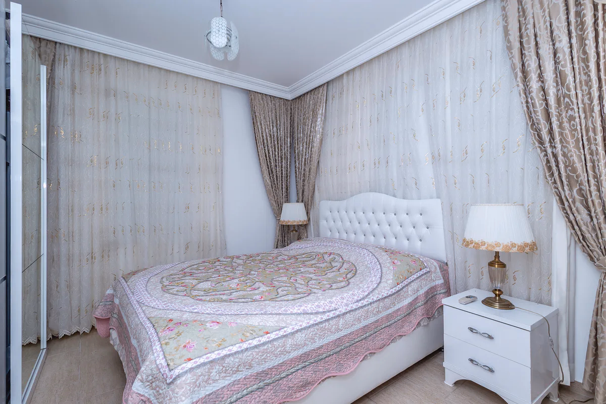 Kargicak Duplex Apartment with Sea View and Pool Access (10) Comfortable bedroom inside Sea View 2 Kargicak