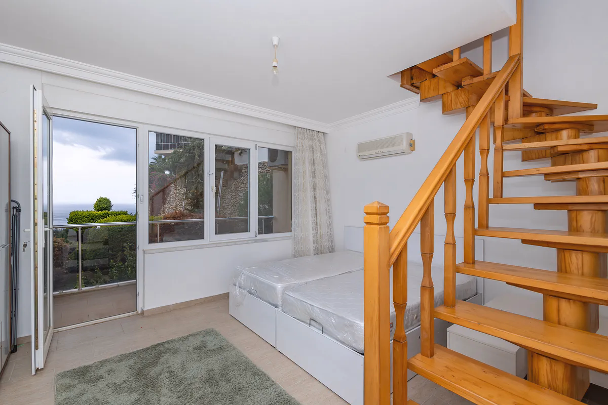 Kargicak Duplex Apartment with Sea View and Pool Access (9) Sea View 2 residential building in Kargicak Alanya