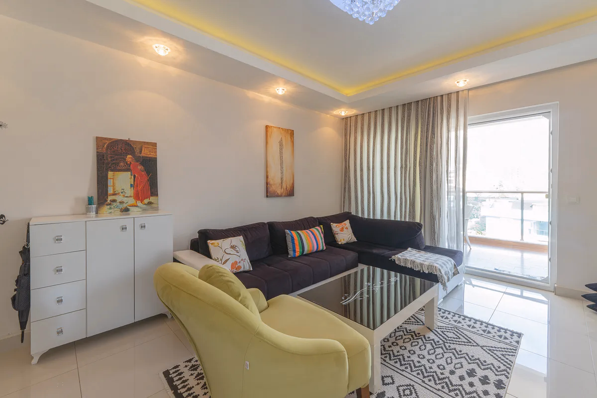 Lotus Residence Mahmutlar Alanya (11) Lotus Residence Mahmutlar Alanya spacious open-plan living room