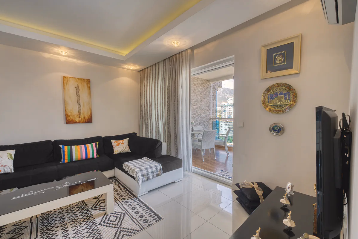 Lotus Residence Mahmutlar Alanya (13) Lotus Residence Mahmutlar Alanya spacious open-plan living room