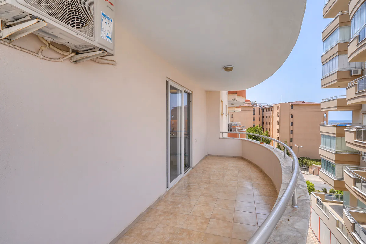 Namık Kemal Apartment Mahmutlar Sea (1) Private balcony at Namık Kemal apartment Mahmutlar Alanya