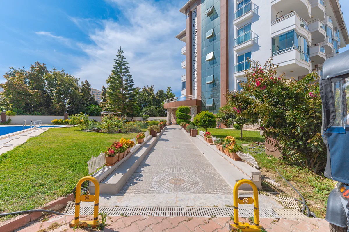Nature-Friendly Studio Apartment for Sale in Kestel, Alanya (18) Furnished studio apartment for sale in Kestel Alanya Turkey with sea view and balcony
