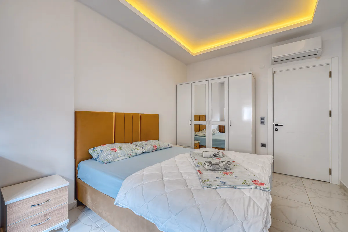 Novita 11 Mahmutlar New Build (10) Unfurnished bedroom in Novita 11 Mahmutlar Alanya apartment