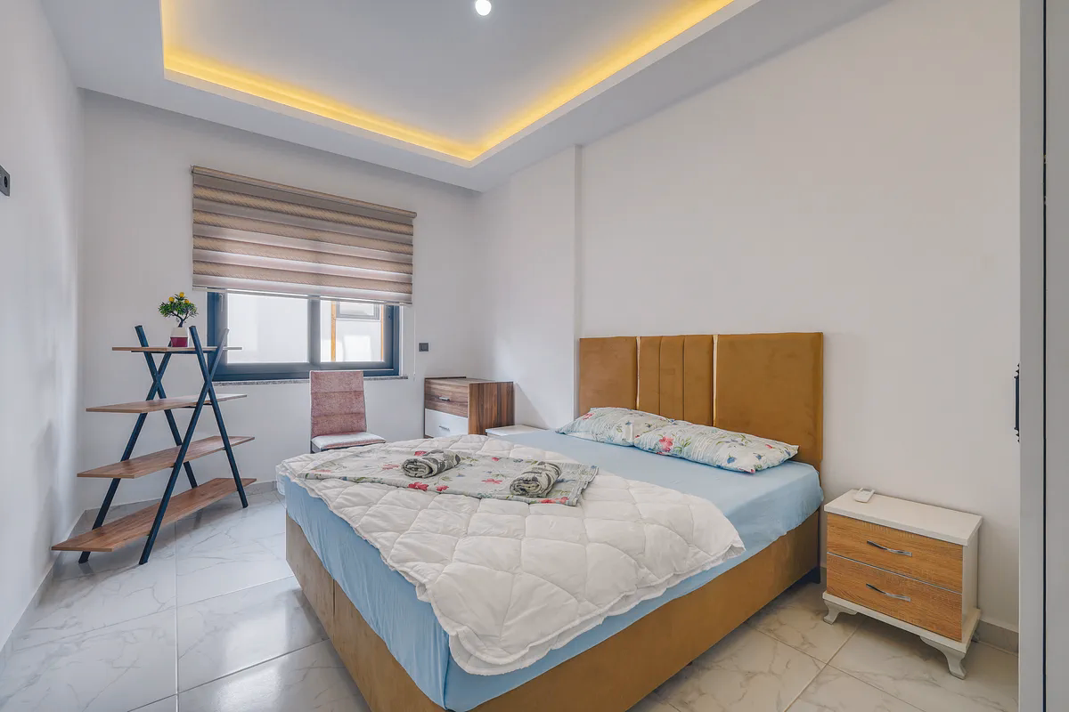 Novita 11 Mahmutlar New Build (9) Unfurnished bedroom in Novita 11 Mahmutlar Alanya apartment