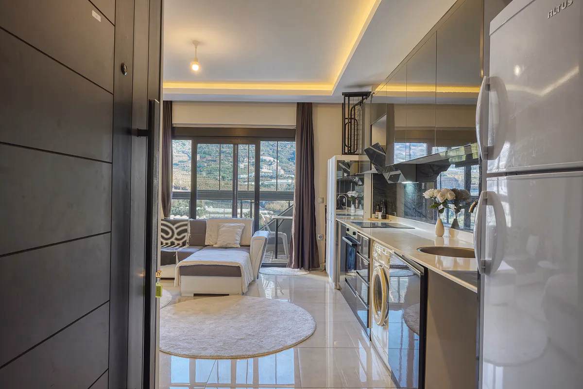 Studio Apartment Mahmutlar Alanya Furnished TNH Hill (9) TNH Hill exterior in Mahmutlar Alanya