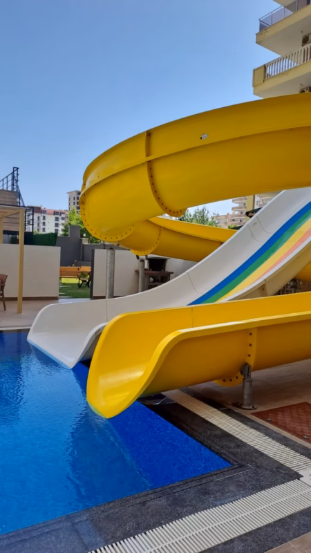 Novita Deluxe 2+1 (13) Outdoor pool at Novita Deluxe Mahmutlar
