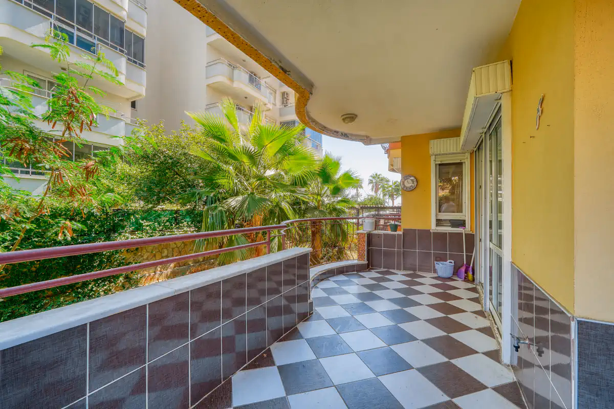 Seafront Apartment Mahmutlar (11) Spacious balcony overlooking Mahmutlar coastline