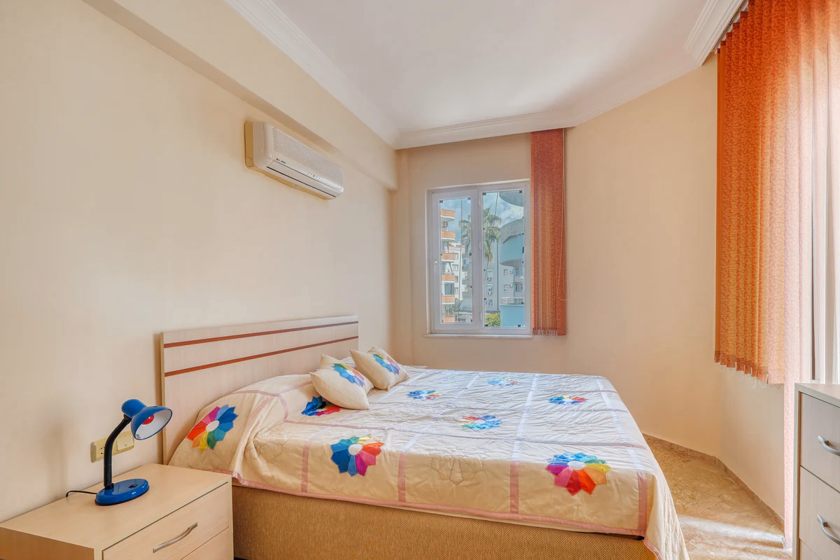 Beachfront Furnished 2+1 Apartment (11) Second bedroom in Pearl Residence Mahmutlar