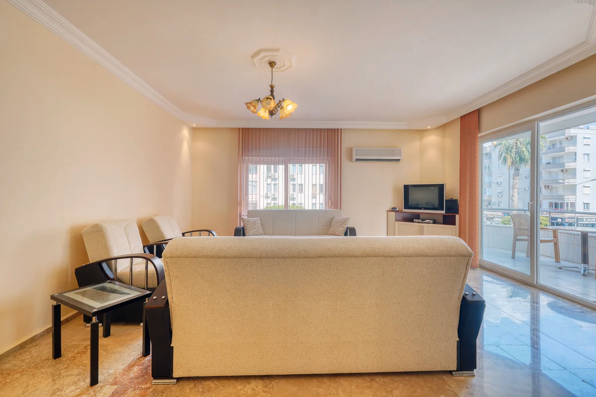 Beachfront Furnished 2+1 Apartment (21) Pearl Residence Mahmutlar seafront apartment