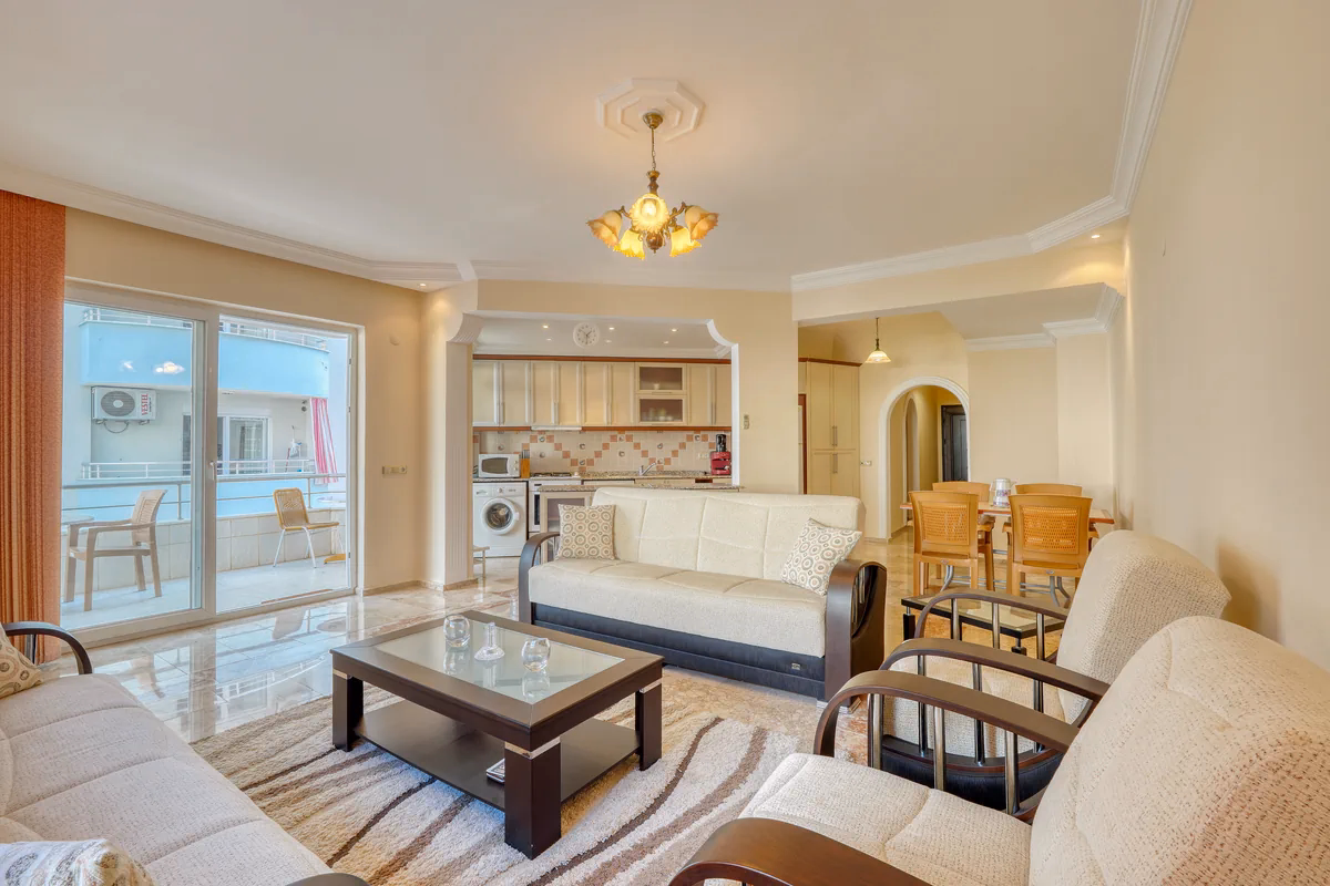 Beachfront Furnished 2+1 Apartment (26) Pearl Residence exterior in Alanya