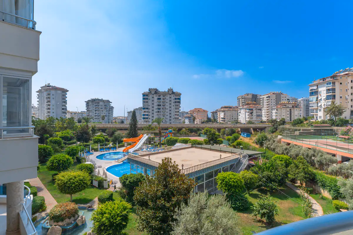 Panorama Garden (11) Alanya city views from apartment balcony