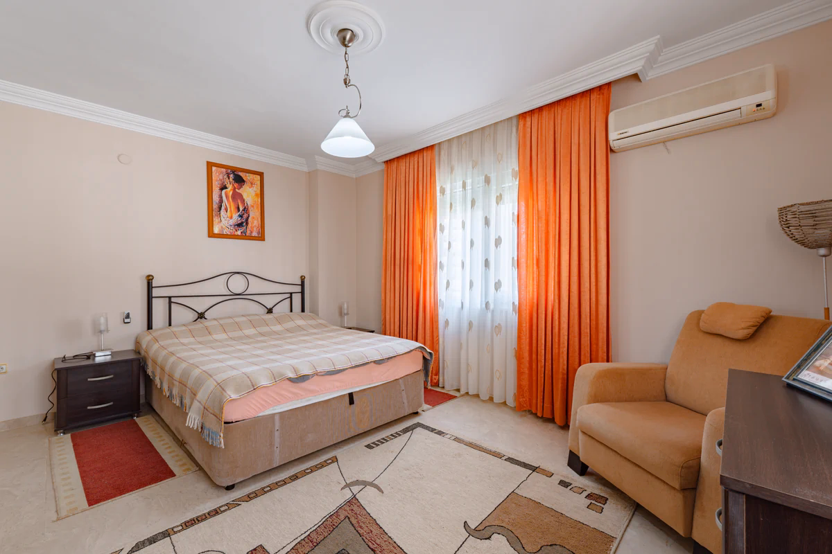 Toros 1 E Block, Mahmutlar (21) Furnished bedroom in Toros 1